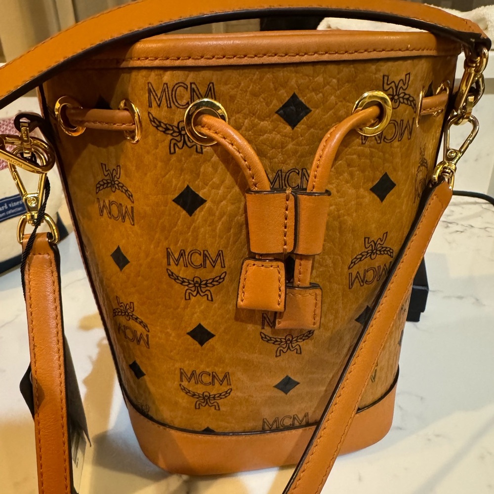 NWT crossbody MCM and coin purse.